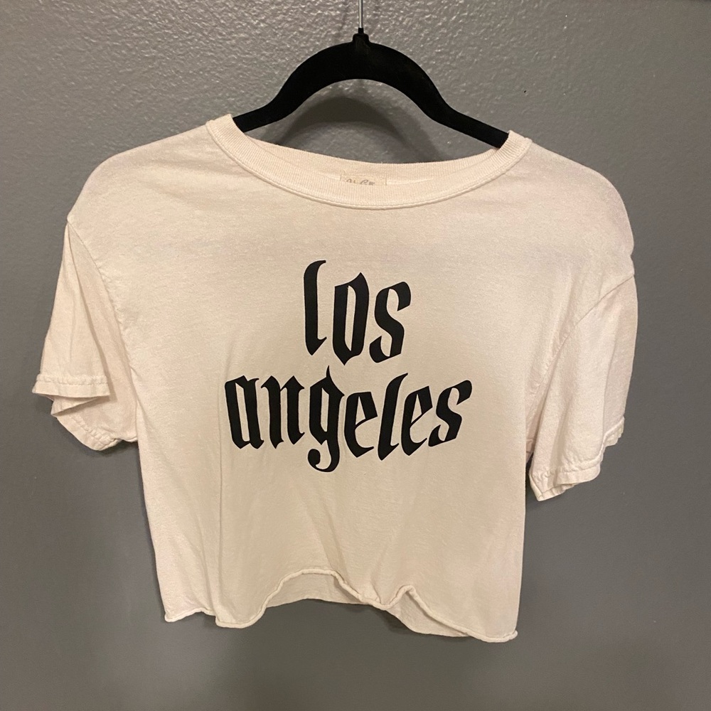 J-Galt USA Los Angeles Cropped Top